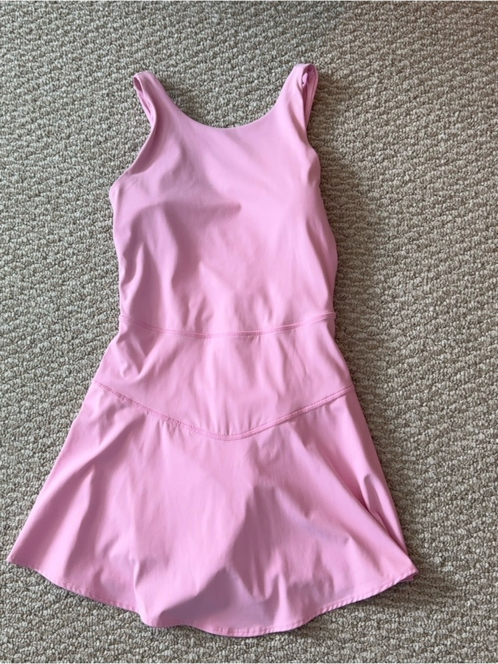Joy Lab Pink Scalloped Tennis Dress w/ Built-In Shorts